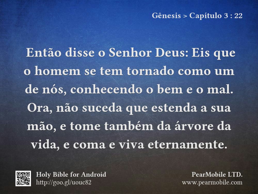 Gênesis, Capítulo 3:22